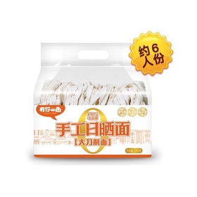 徽记 有你一面 手工日晒面 大刀削面 410g